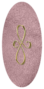 DG5000-601-GD-SH-OR Gold Scroll Shimmer Orchid